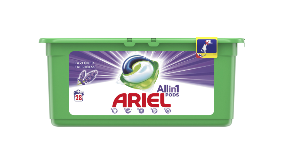Ariel capsule pods 28 buc/cutie lavanda